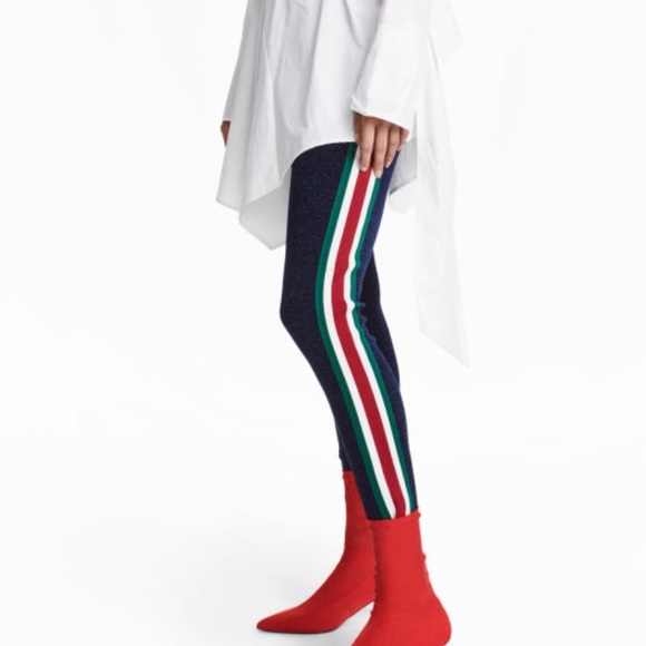 H&M Trend Glittery Leggings - Picture 2 of 4